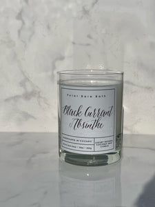 Black Currant Absinthe Natural Coconut Wax Candle